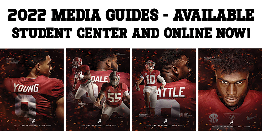 2022 Media Guides.  Now available Student Center and online!